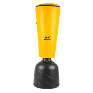 En gul fristående boxsäck