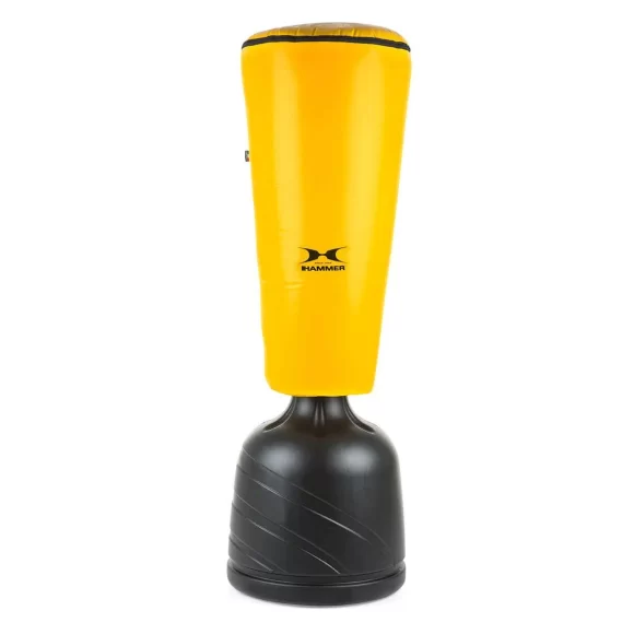 En gul fristående boxsäck