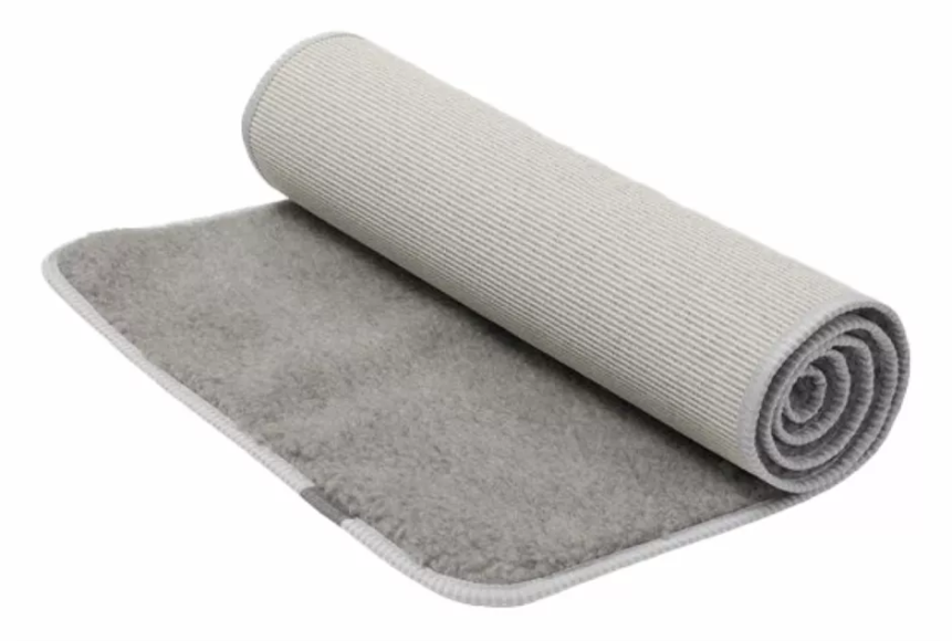 En tjock och lyxig yogamatta i ull för extra komfort