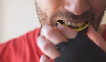 Tandskydd för boxning