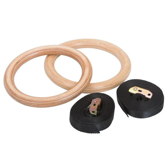 Gymnastikringar i trä från Recoil