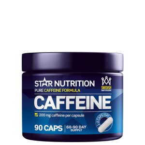 Lite svagare koffeintabletter på 100 mg från Star Nutrition