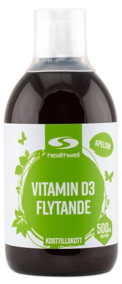 I denna flaska får du vitamintillskottet i flytande form