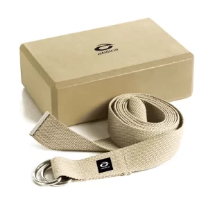 En paketprodukt med både block och rem