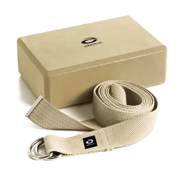 En paketprodukt med både block och rem